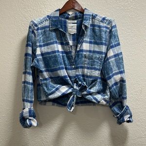 American Eagle denim button up size xl